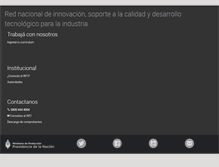 Tablet Screenshot of inti.gov.ar