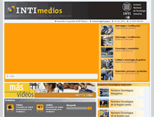 Tablet Screenshot of intimedios.inti.gob.ar